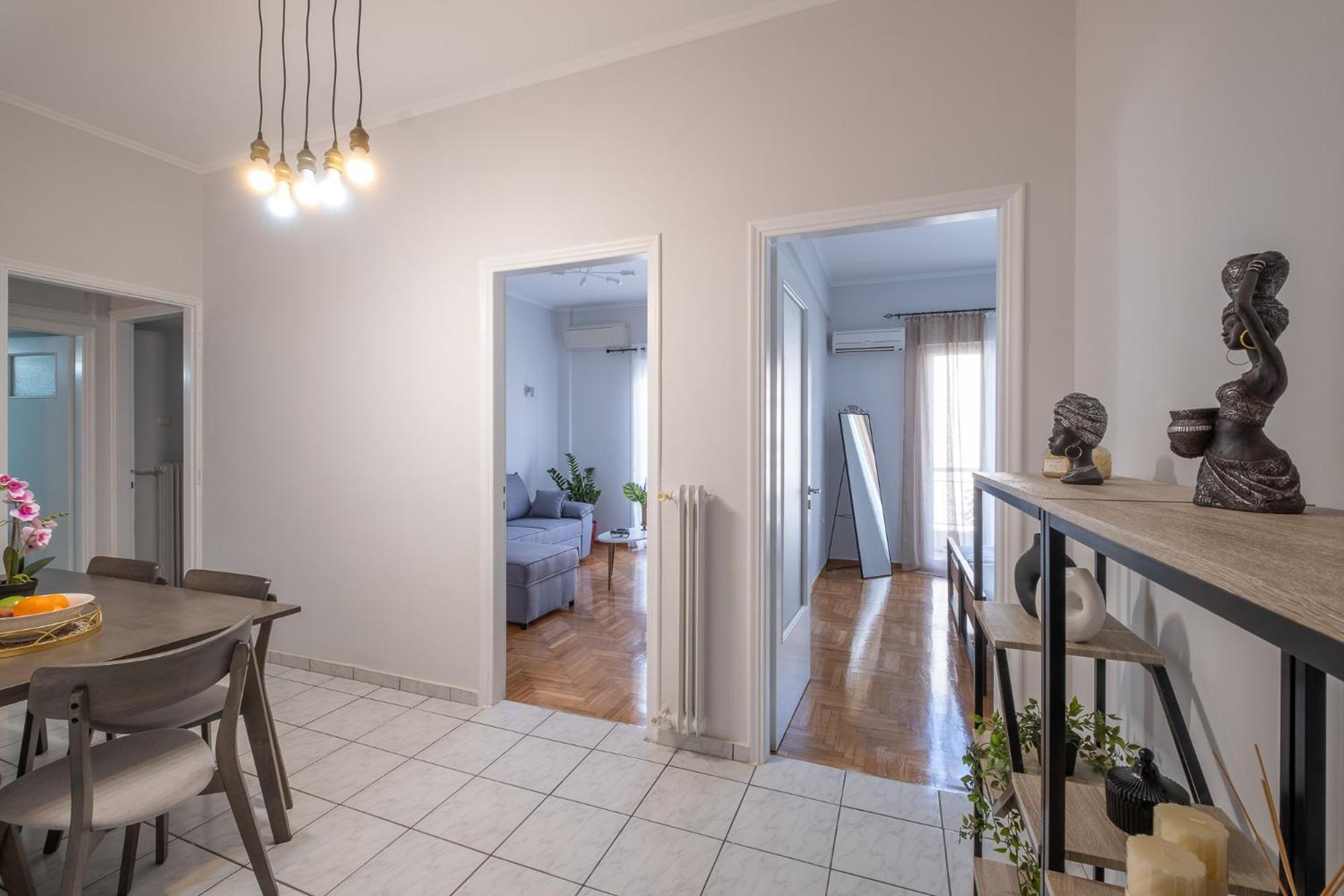 Lovely And Modern 3Bd Apartment Close To Ampelokipoi Metro 雅典 外观 照片